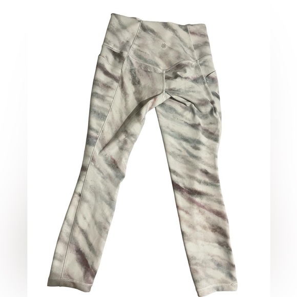 Athleta SALUTATION STASH POCKET II PRINTED 7/8 TIGHT - Picture 1 of 3